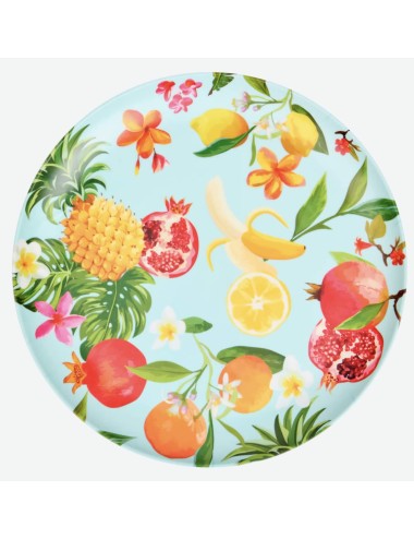 Melamine bord Tropical (25 cm)