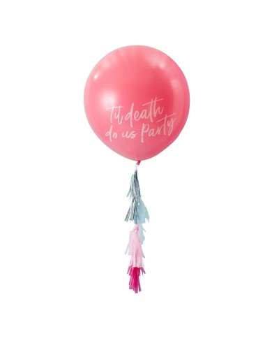 XL Ballon met tassel "Til...