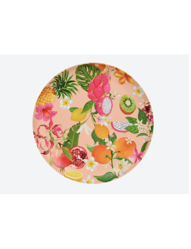 Melamine bord Tropical (25 cm)