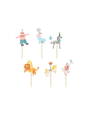 Cake Toppers Circus (6 st.)